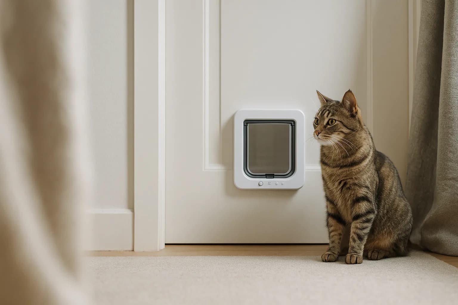 Chatière électronique avec fonction de verrouillage temporaire : comment ça marche ?
