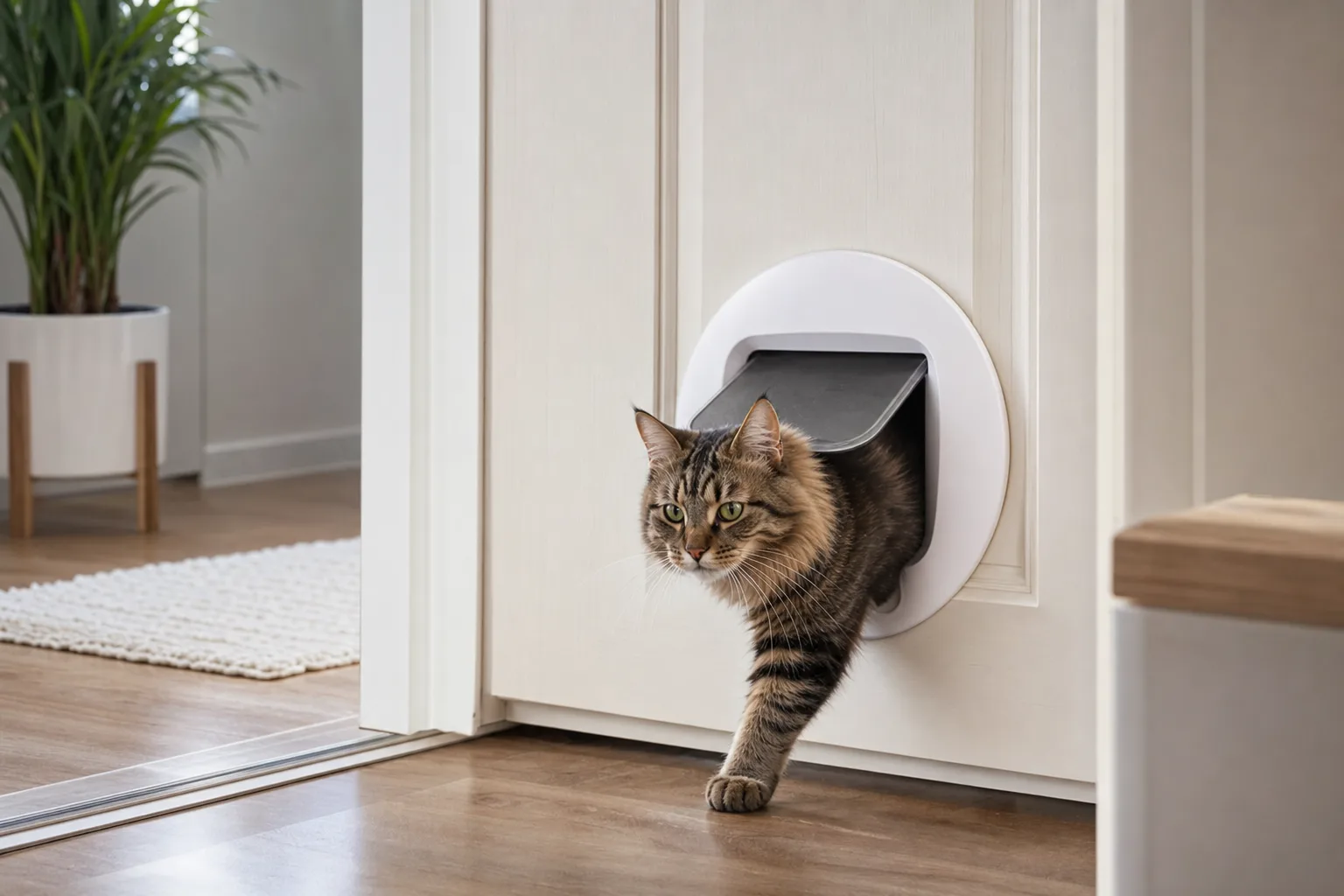 Comment les chatières électroniques aident les chats anxieux — Les bénéfices psychologiques des chatières électroniques pour les félins anxieux