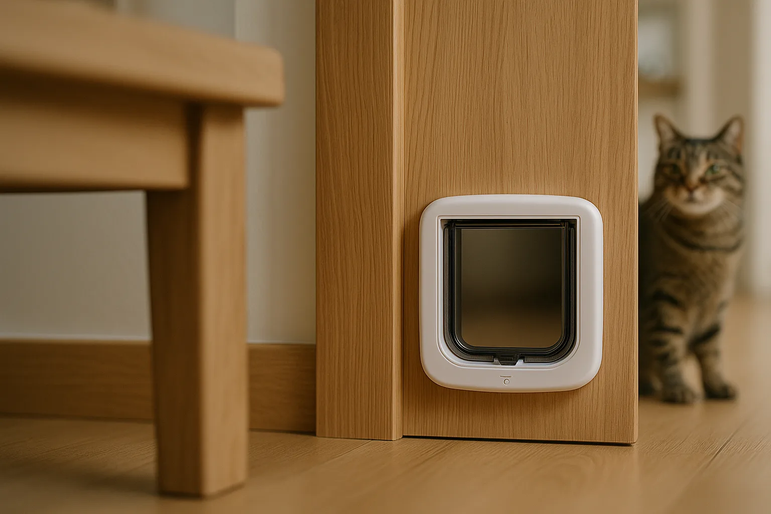 Chatière électronique pour maisons en bord de mer : quel modèle ? — Choisir la Bonne Taille de Chatière pour Votre Chat