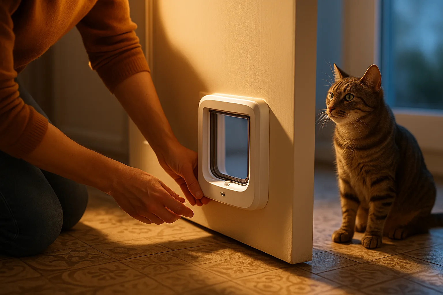 Les particularités des chatières électroniques pour les chats albinos — Notre sélection de chatières adaptées aux chats albinos