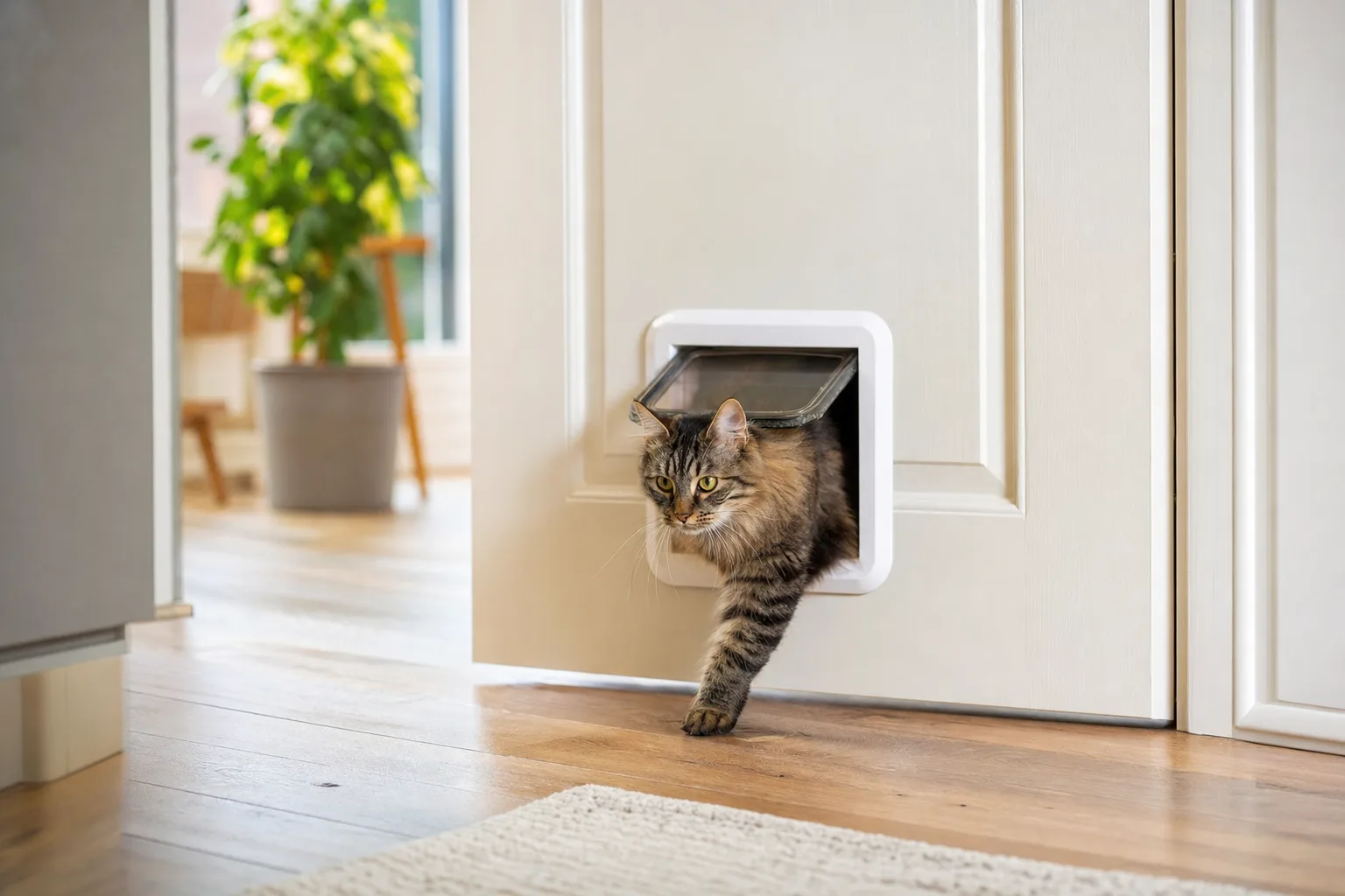 Chatière électronique pour appartement : est-ce possible ? — Installation : astuces et précautions pour une chatière en appartement