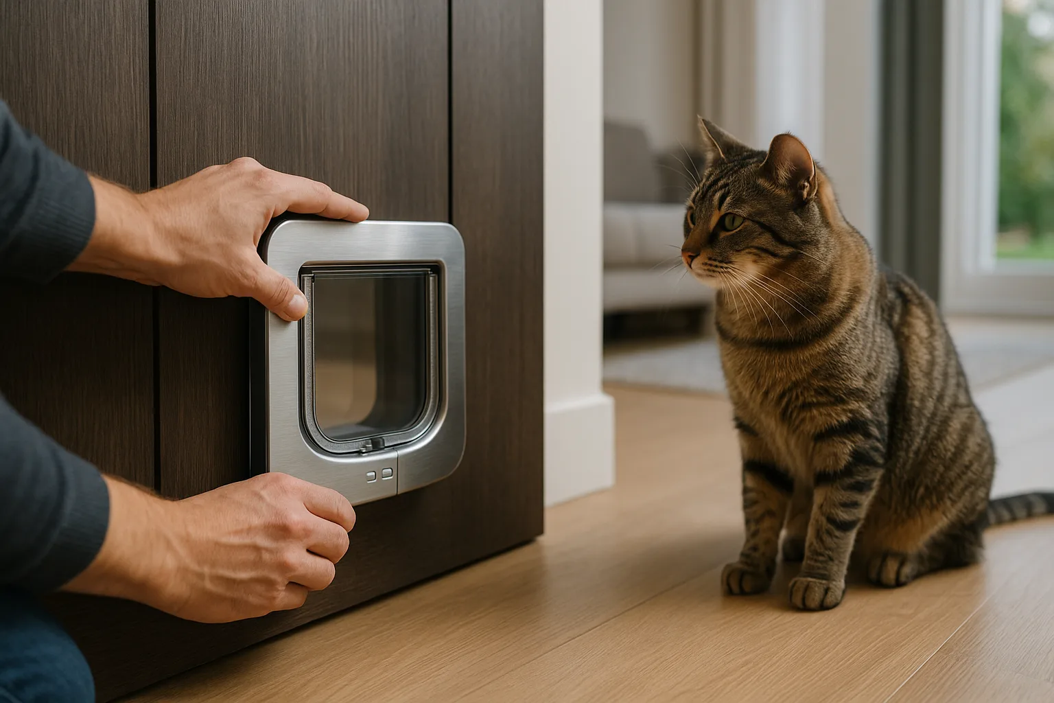 Chatière électronique avec système de détection d'animaux sauvages : est-ce efficace ? — Optimiser l'Efficacité de Votre Chatière Électronique