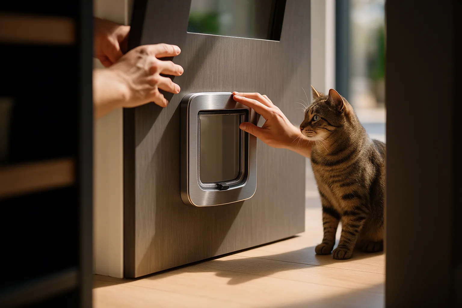 Chatières électroniques et harmonie familiale : une cohabitation facilitée — Une intégration harmonieuse dans votre intérieur