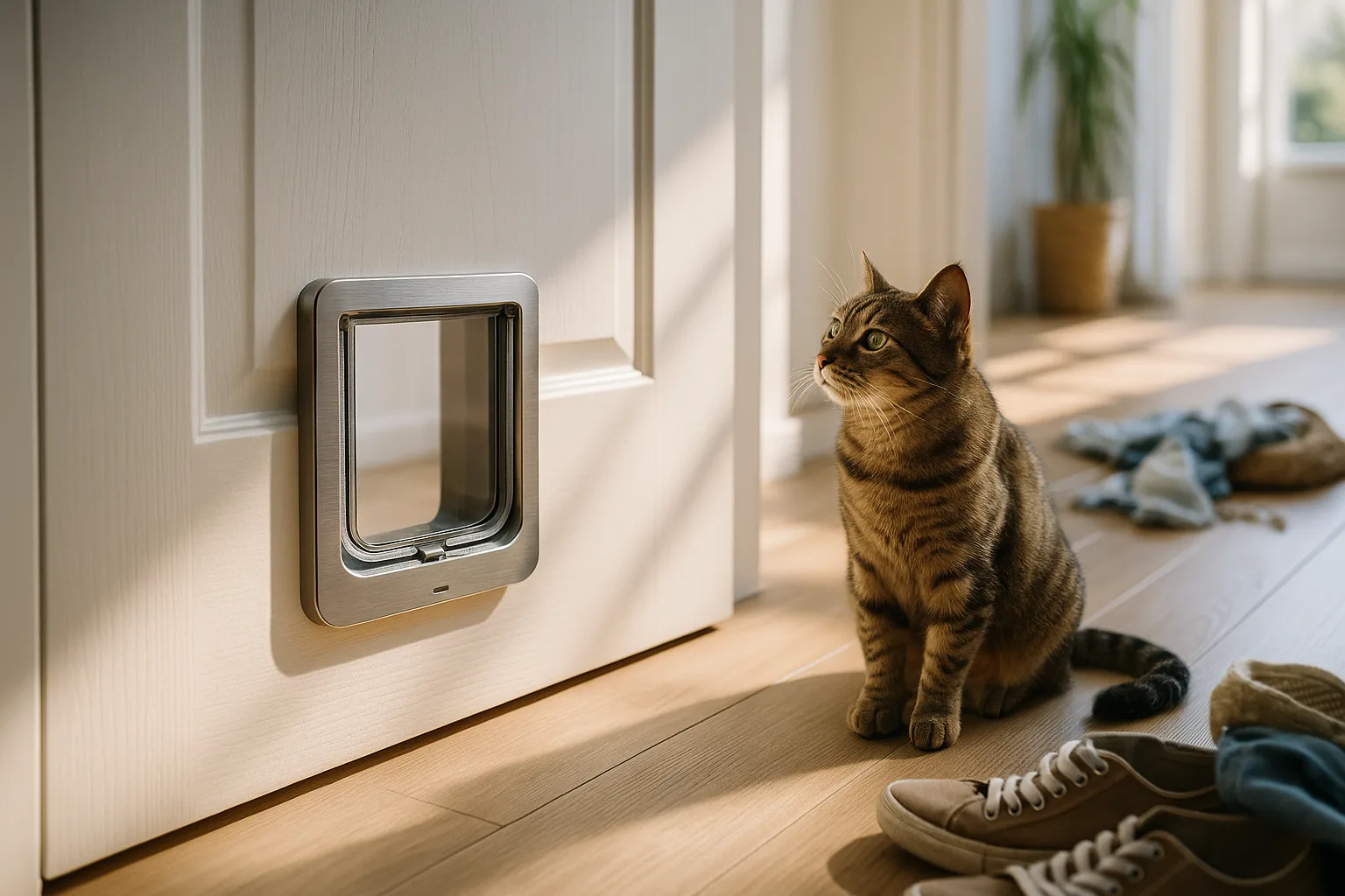 Comment installer une chatière électronique sur un mur en béton ? — Marquer et Percer : Les Étapes Critiques