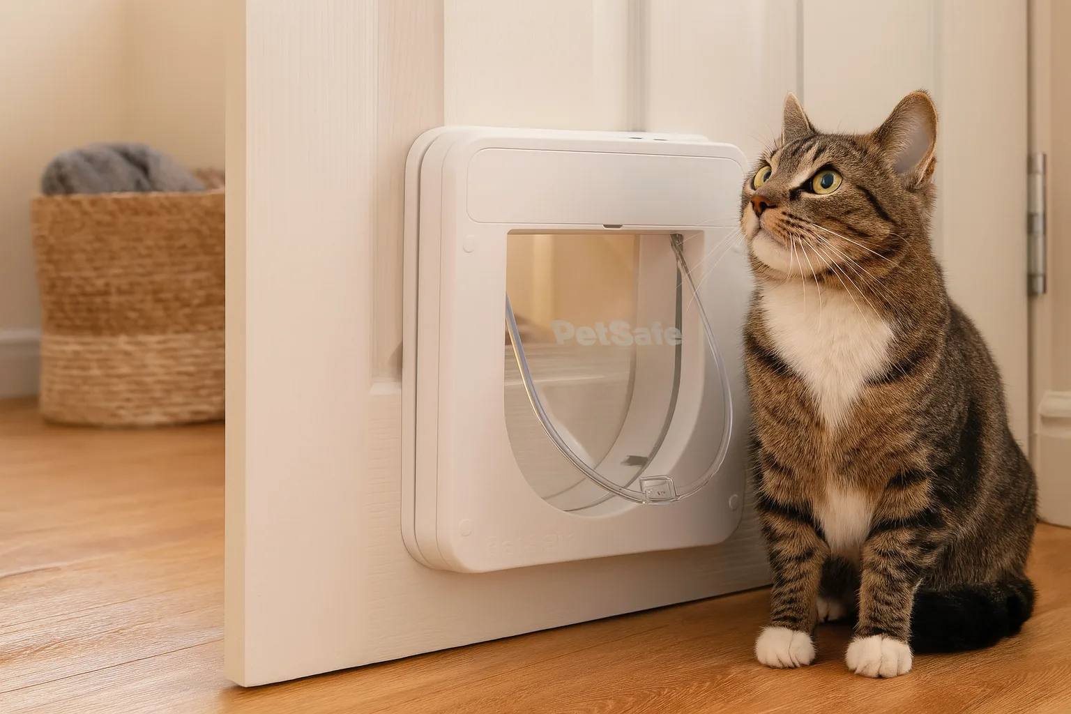 PetSafe Chatière Petporte — Déballage et prise en main de la PetSafe Chatière Petporte
